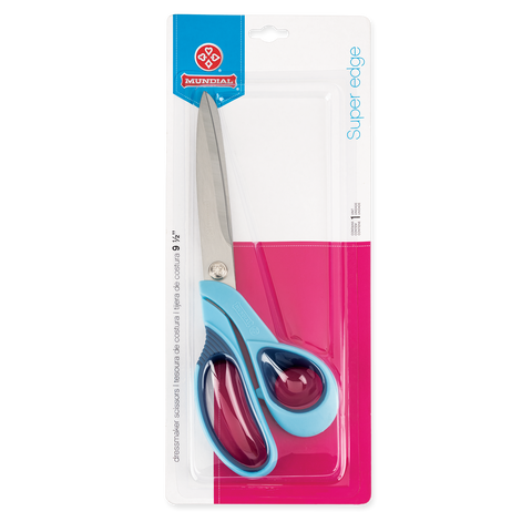 Mundial 1990-9 Sewing Scissors Super Edge 9 inches Blue