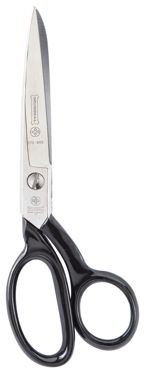 Mundial 270-6 Bent Trimmer Dressmaker Scissors Industrial Forged 6 inches Black