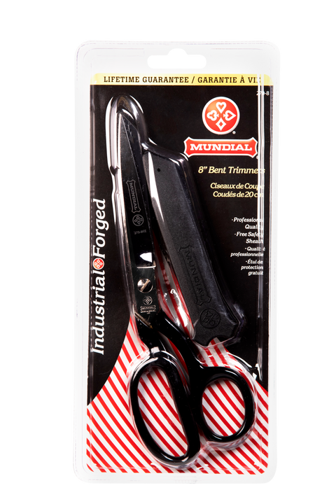 Mundial 270-8KE Bent Trimmers Scissors Industrial Forged 8 inches Black