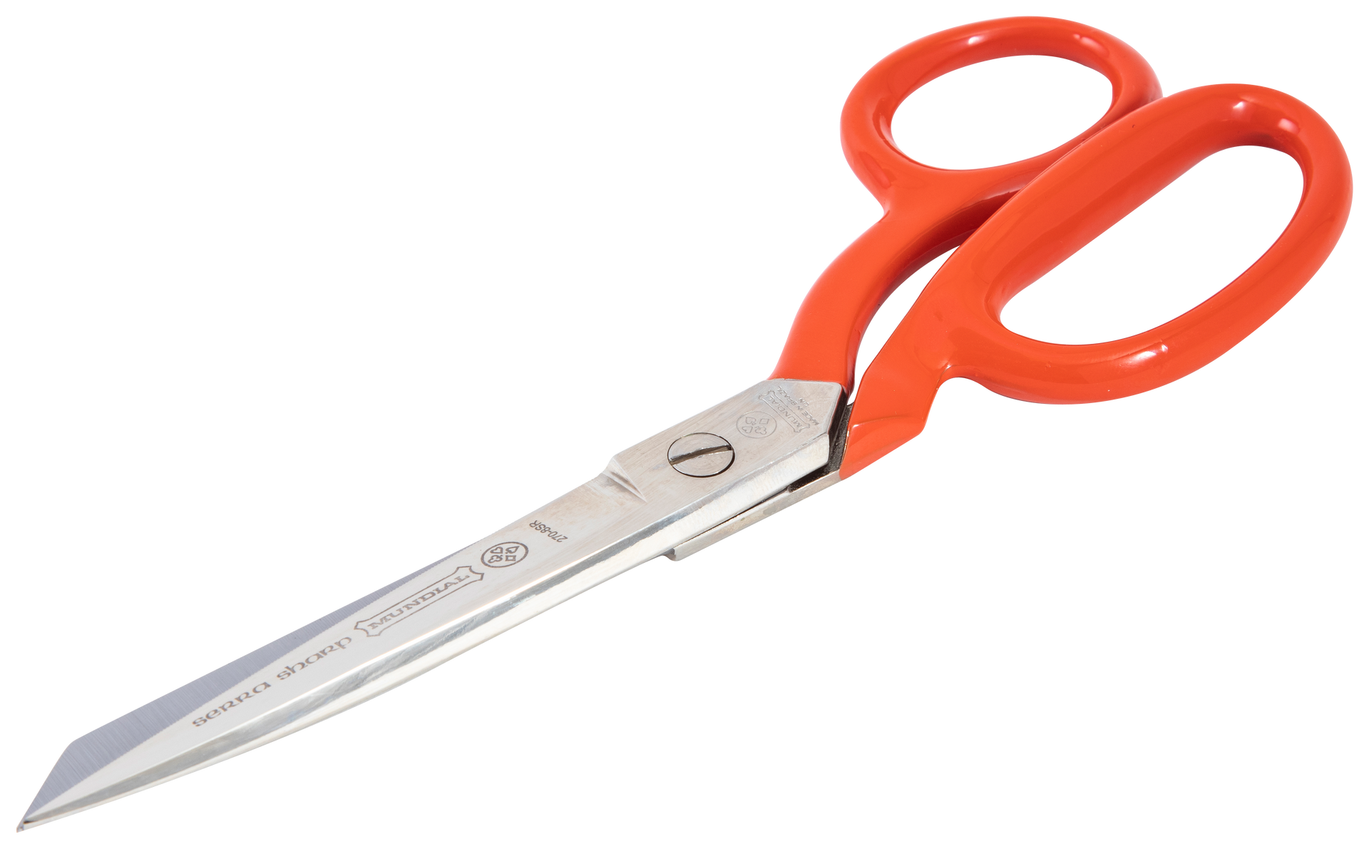 Mundial 270-8SR Bent Trimmers Serrated Scissors Industrial Forged