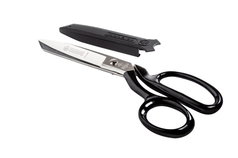 Mundial 271-8KE Bent Trimmers Scissors Industrial Forged 8 inches Black Left Hand