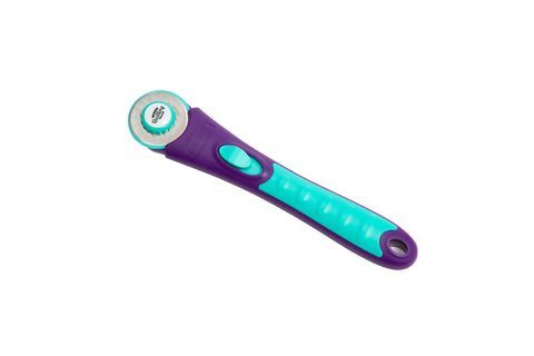 Mundial DQRS28 Rotary Cutter Stick Handle 28mm Purple & Turquoise