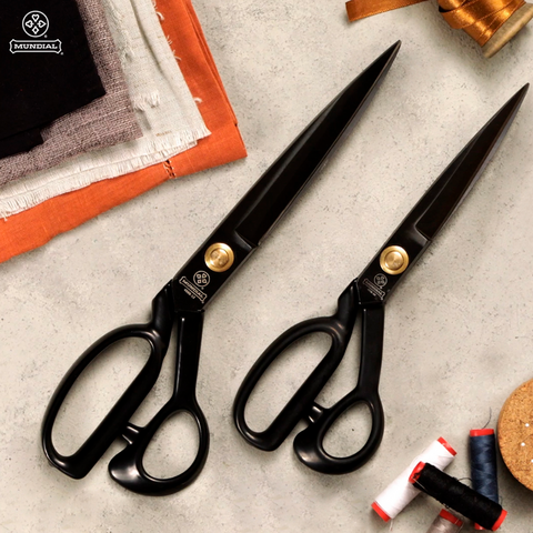 Mundial 4598-9 Tailor Shears Onyx Series 9 inches Black