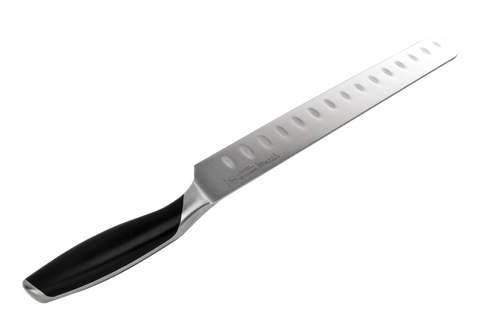 Mundial 3427-11GE Slicing Granton Edge Knife Titan Series 11 inches Black