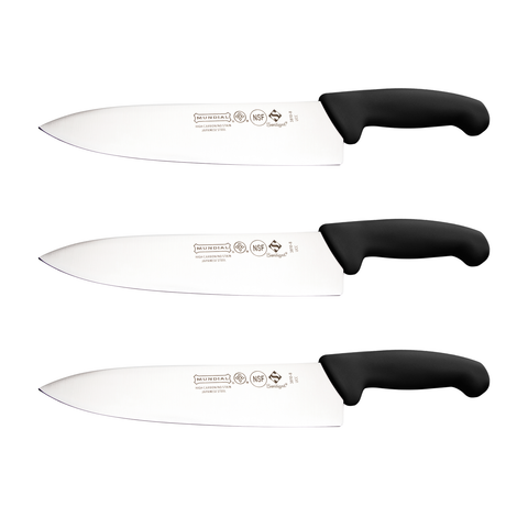 Mundial 3800-01 3-Piece Chef’s Knife Set 3800 Series Black