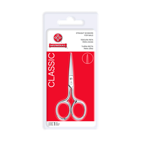 Mundial 426-312BP Manicure Scissors Classic 3.5 inches Silver