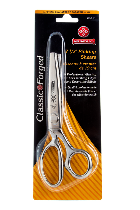Mundial 462-7 Pinking Shears Classic Forged 7.5 inches Silver