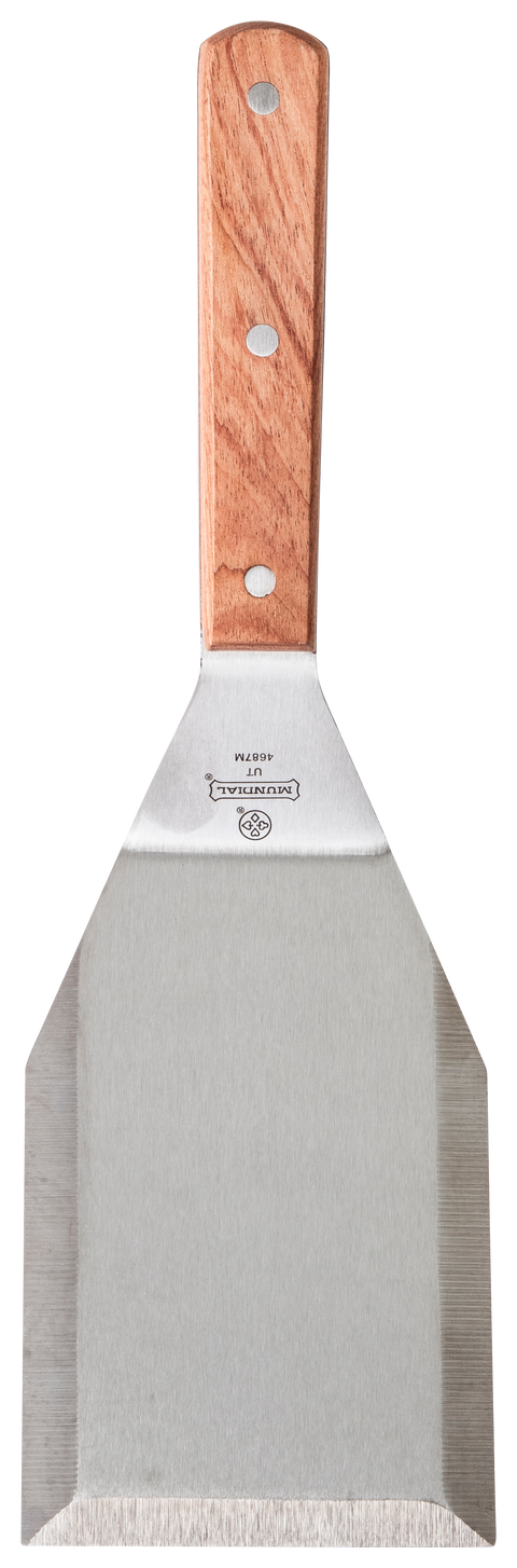 Mundial 4687M Steak Turner Spatula 5x4 inches Wood