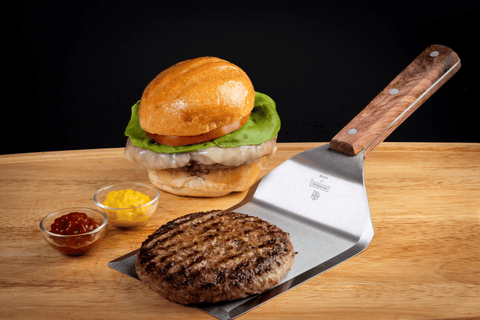 Mundial 4688M Meat Turner Spatula 6x5 inches Wood