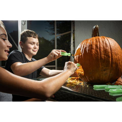 Mundial Halloween Pumpkin Carving Kit 8-Piece Set with Storage Case