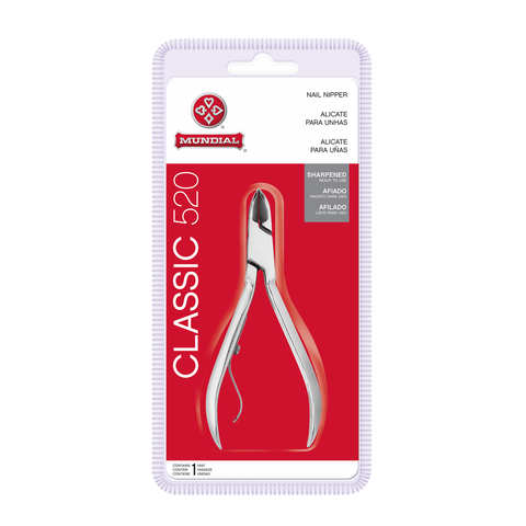 Mundial 520-C Nail Nipper Classic With Curved Jaw