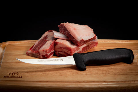 Mundial 5607-5 Boning Knife Curved Semi-Stiff 5600 Series 5 inches Black