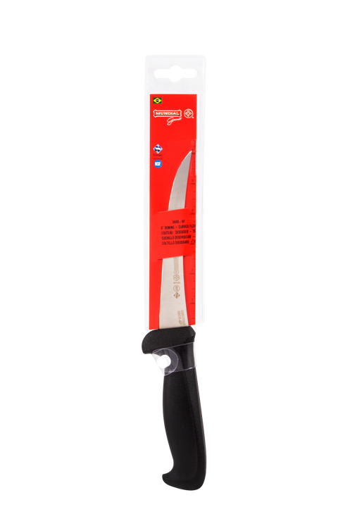 Mundial 5608-6 PR RF Boning Curved Flex Knife 5600 Series 6 inches Black