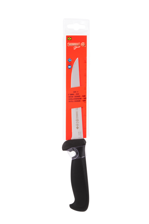 Mundial 5609-6 Stiff Boning Knife 6 inches Black