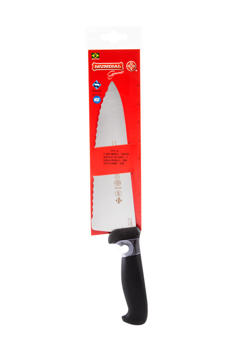 Mundial 5610-8E Bread Knife Serrated 5600 Series 8 inches Black