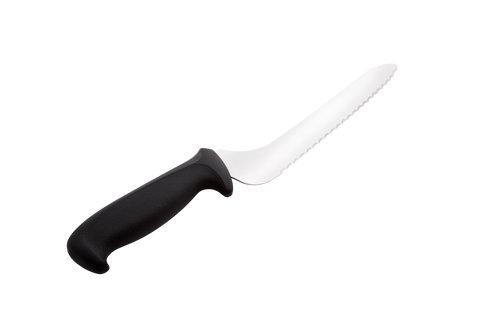 Mundial 5620-9E PR RF Sandwich Knife Offset Serrated Edge 5600 Series 9 inches Black
