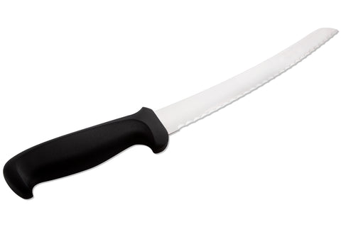Mundial 5621-10E Bread Knife Curved Micro-Serrated 5600 Series 10 inches Black