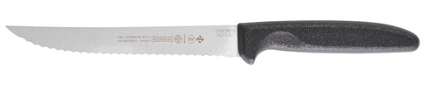 Mundial 5622-6E Utility Knife Serrated 5600 Series 6 inches Black