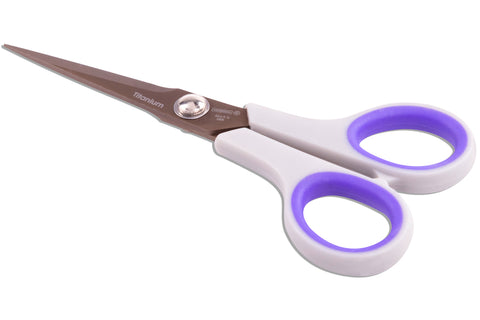 Mundial 564 Hobby & Craft Scissors Titan-Edge 5.5 inches Grey & Purple