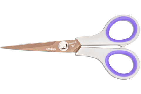 Mundial 564 Hobby & Craft Scissors Titan-Edge 5.5 inches Grey & Purple