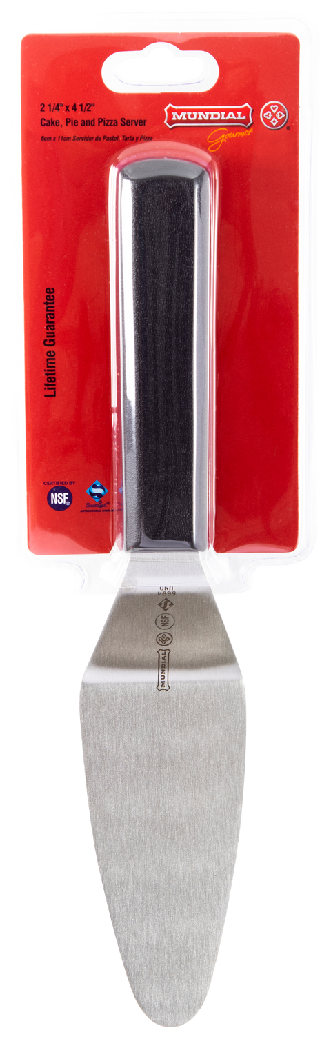Mundial 5694 Pie Server 5600 Series 2x4 inches Black