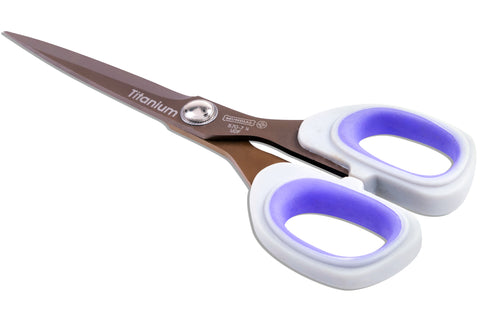 Mundial Hobby & Craft Scissors 570 Titan-Edge 7 inch Gray & Purple