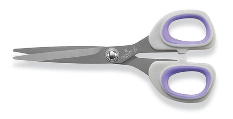 Mundial Hobby & Craft Scissors 570 Titan-Edge 7 inch Gray & Purple