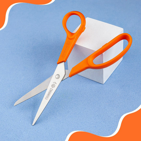 Mundial 3500-4 Multipurpose Scissors Pixel 4-Piece Set Orange