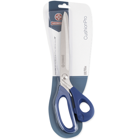 Mundial 990-12 Multi Use Shears Cushion Pro 12 inches Blue Soft Touch Handles