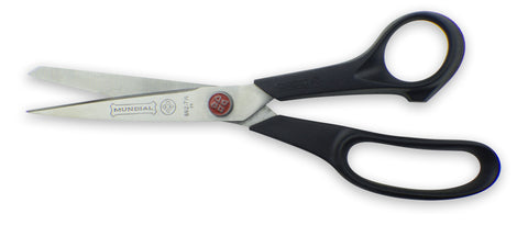 Mundial BP662 Straight Trimming Shears Red Dot 7.5 inches Black