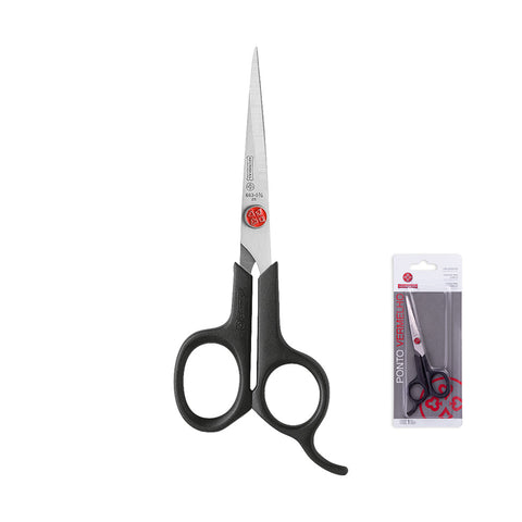 Mundial BP663-5 Hair Scissor Razor Edge Red Dot 5.5 inches Black