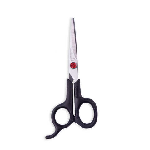 Mundial BP663-5 Hair Scissor Razor Edge Red Dot 5.5 inches Black