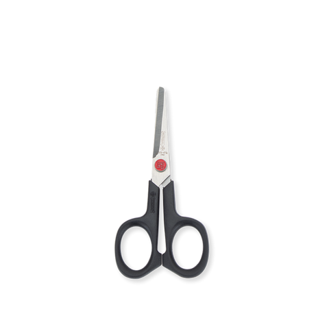 Mundial BP669 Pocket School Scissors Red Dot 4.5 inches Black