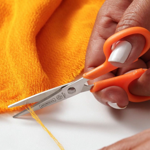 Mundial 3500-4 Multipurpose Scissors Pixel 4-Piece Set Orange