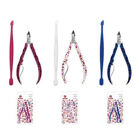 Mundial 758-S Style Cuticle Nipper and Nail Care Kit 2 Piece