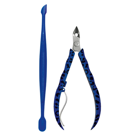 Mundial 758-S Style Cuticle Nipper and Nail Care Kit 2 Piece