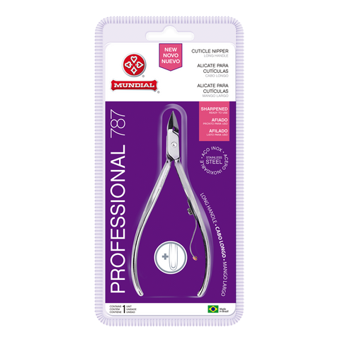 Mundial 787 Cuticle Nipper Professional with Long Handle