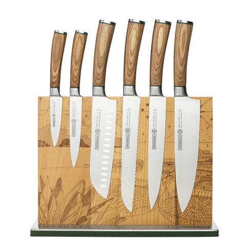 Mundial Amazonia Forged Knife Block — Cook with Purpose, Preserve the Amazon