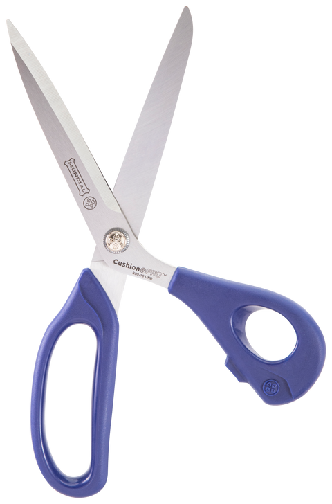 Mundial 990-10 Multi Use Shears Cushion Pro 10 inches Blue Soft Touch Handles