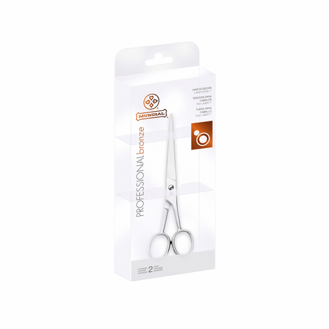 Mundial BC-344 Hair Scissors Razor Edge Professional 7 inches Silver
