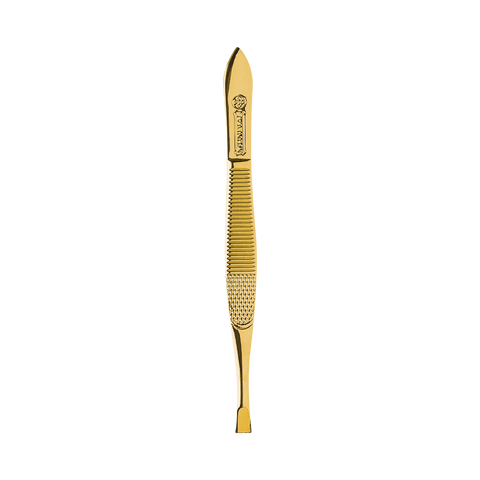 Mundial BC-384 Straight Tip Tweezers Gold