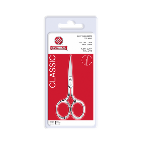 Mundial BC-427 Manicure Scissors Classic 3.5 inches Silver
