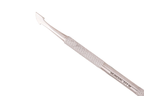 Mundial BC-376 Cuticle Pusher and Stick 2 Piece Set