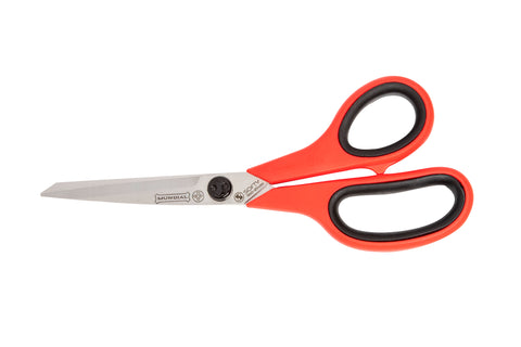 Mundial BP1860-3 Multi-Purpose Shears Micro-Serrated Edge Cushion Soft 8.5 inches Red & Black