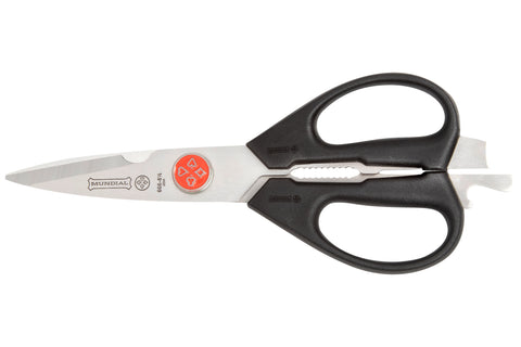 Mundial BP666 Take-a-Part Utility Shears Red Dot 8.5 inches Black