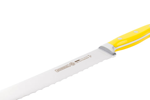 Mundial MC5100-8 Gift Knife Set With Wood Block Colors Series 8 Piece Full Tang Blade