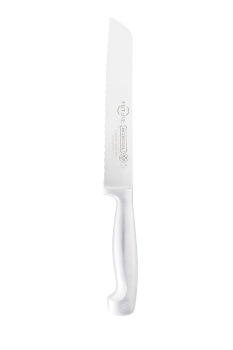 Mundial 4100-7 Knife Set With Wood Block Future Series 7-Piece Silver