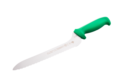 Mundial G5620-9E Sandwich Knife Offset Serrated Edge 5600 Series 9 inches Green