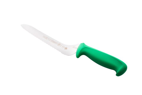 Mundial G5620-9E Sandwich Knife Offset Serrated Edge 5600 Series 9 inches Green