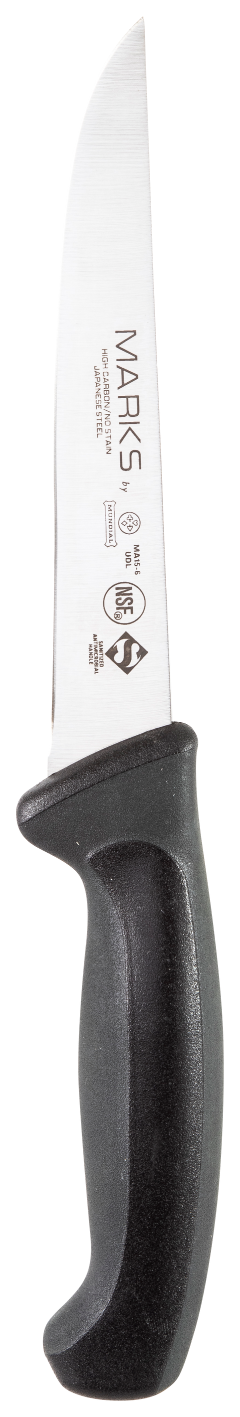 Mundial MA15-6 Boning Stiff Knife Extra-Wide Marks Series 6 inches Black
